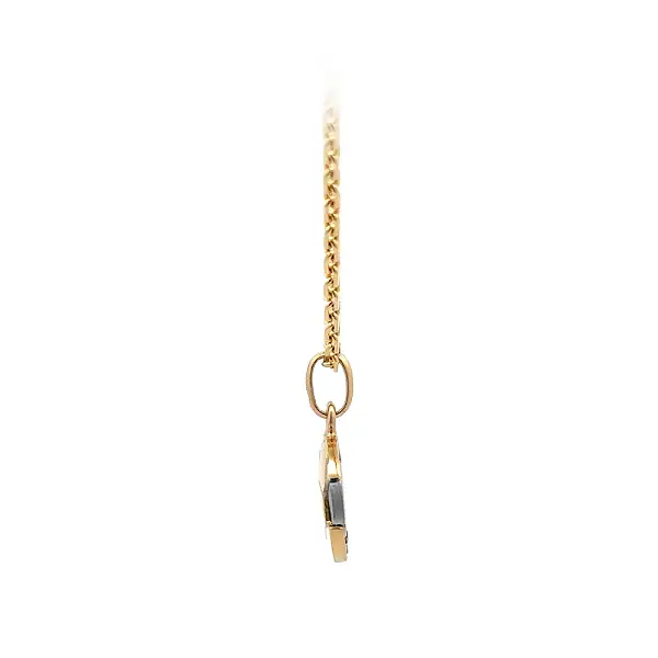 Combination Gold Football Pendant