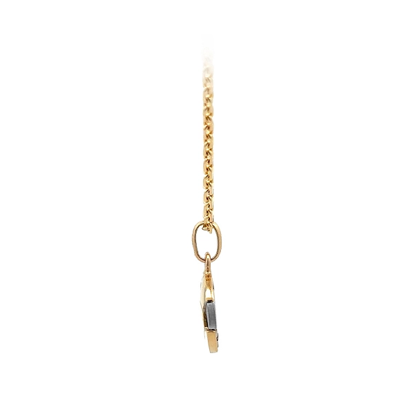 Combination Gold Football Pendant