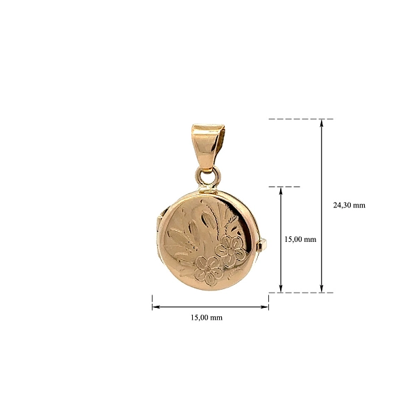 Golden Medialonek for Photo