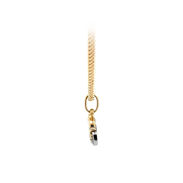 Pendant Motorbike made of Combined Gold