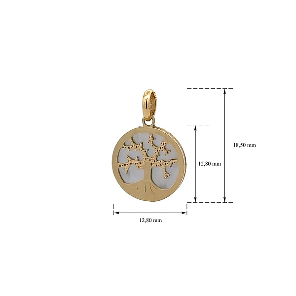 Gold Pendant Tree of Life