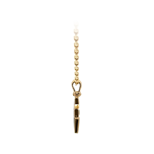 Pendant Cross of Combined Gold