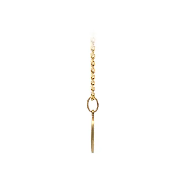 Gold Pendant Madonna Virgin Mary