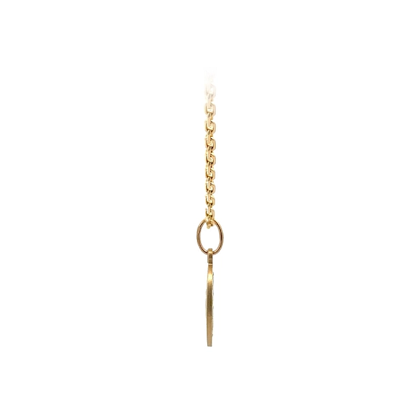 Gold Pendant Madonna Virgin Mary