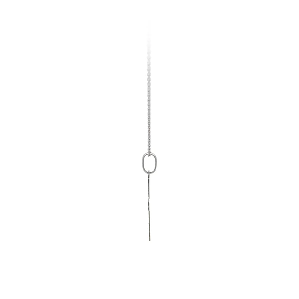 Pendant Cross of White Gold