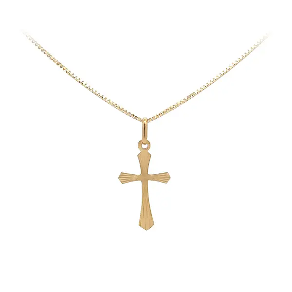Gold Cross Pendant