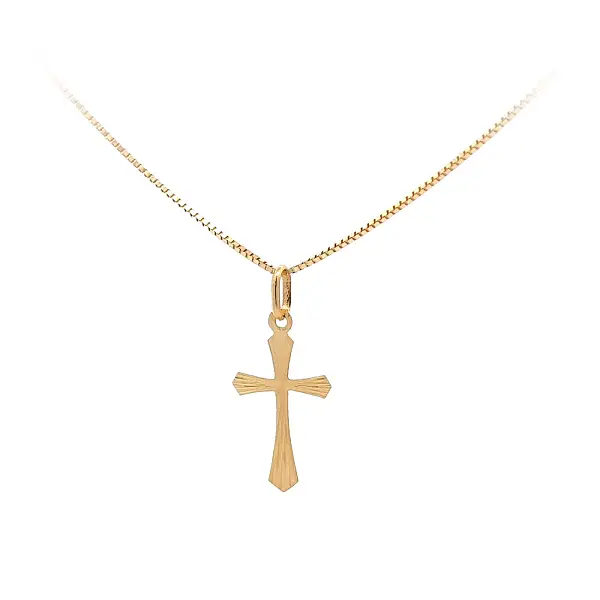 Gold Cross Pendant