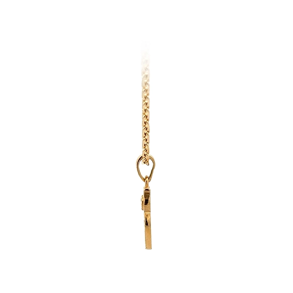 Golden Owl Pendant with Zircones