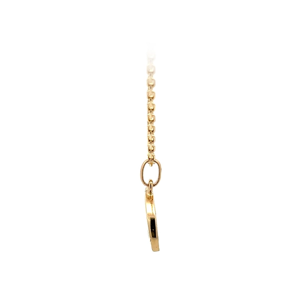 Pendant Rugby Ball made of Combination Gold