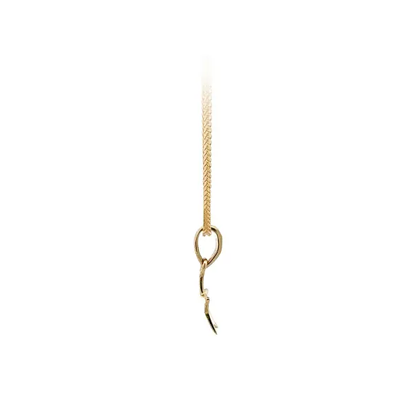 Gold Star Pendant with Zircon