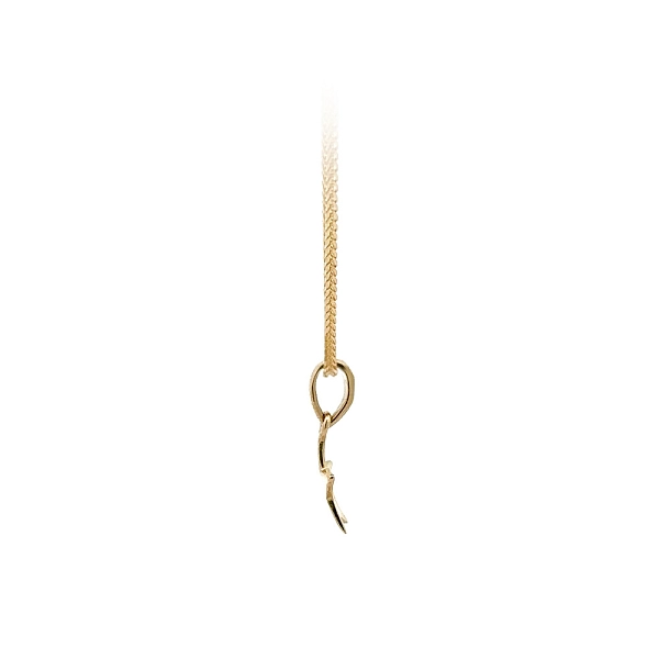 Gold Star Pendant with Zircon