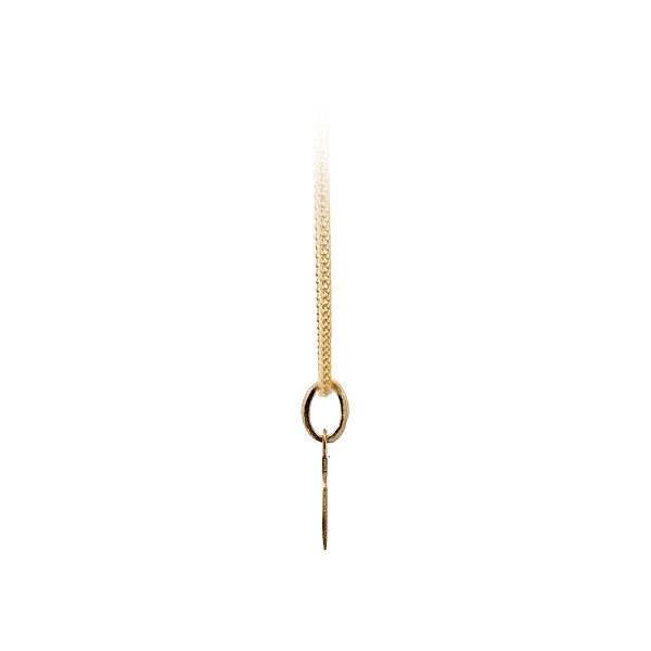 Gold Pendant Letter N