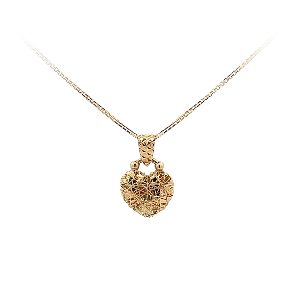 Gold Pendant Heart