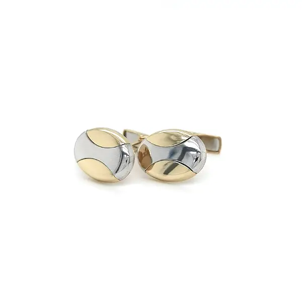 Gold Combination Cufflinks