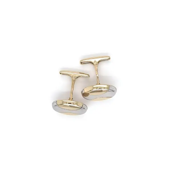 Gold Combination Cufflinks