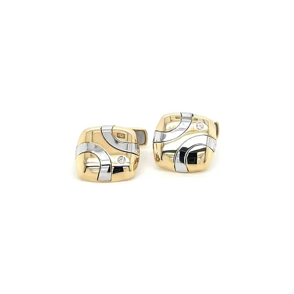 Gold Combination Cufflinks