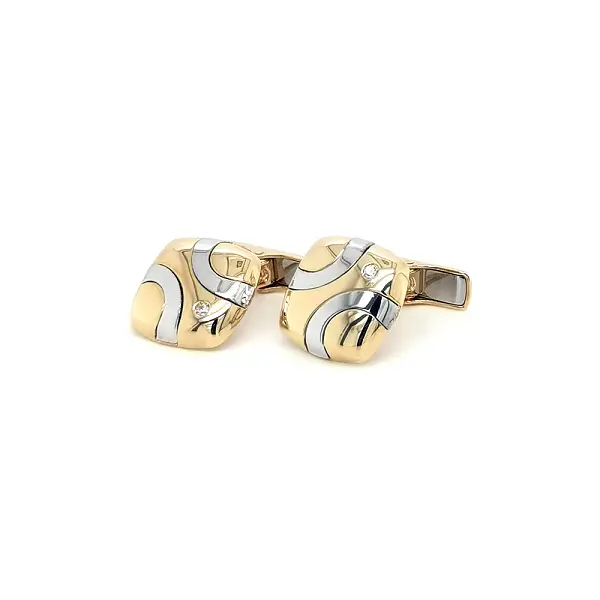 Gold Combination Cufflinks
