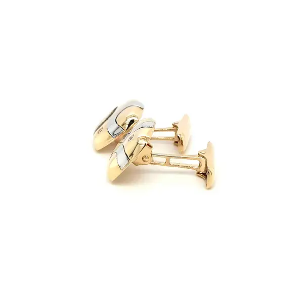 Gold Combination Cufflinks
