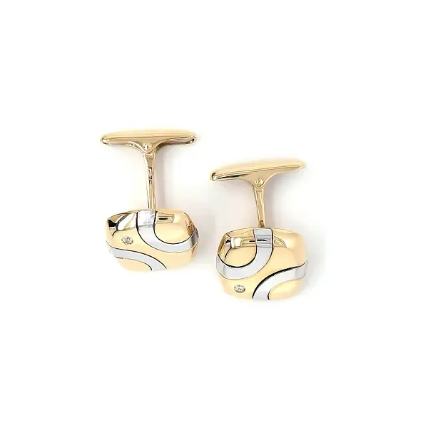 Gold Combination Cufflinks