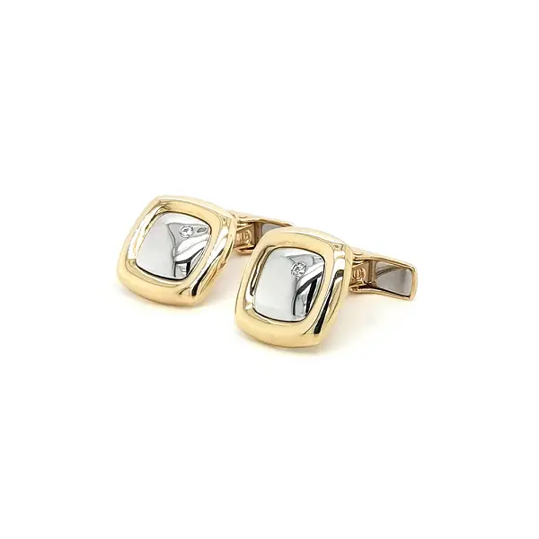 Gold Combination Cufflinks