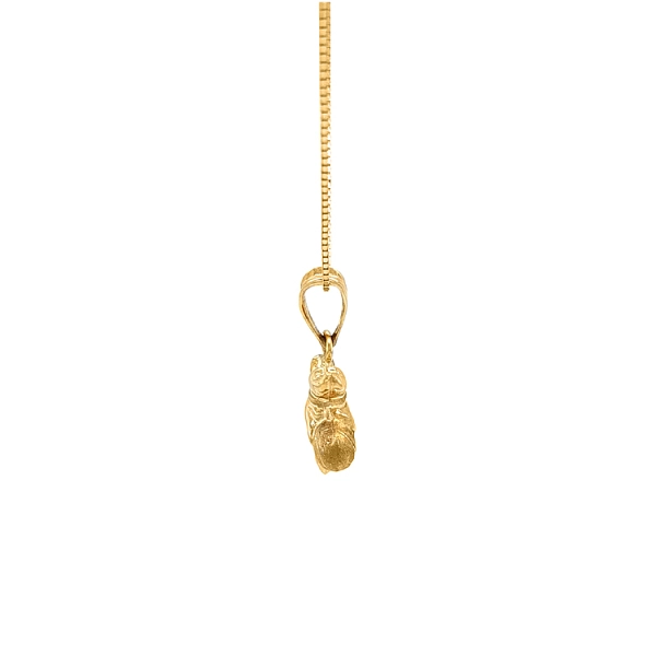 Golden Dolphin Pendant with Ball