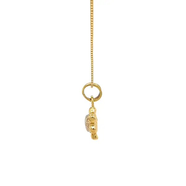 Exclusive Gold Pendant in the Shape of a Turtle