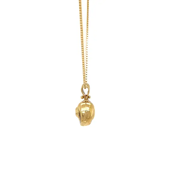 Exclusive Gold Pendant in the Shape of a Snail