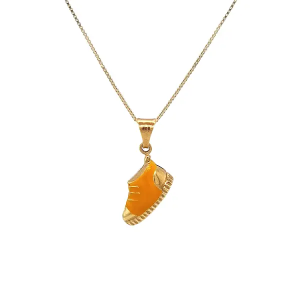 Exclusive Gold Pendant in the Shape of a Sneaker