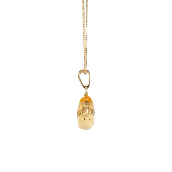 Exclusive Gold Pendant in the Shape of a Sneaker