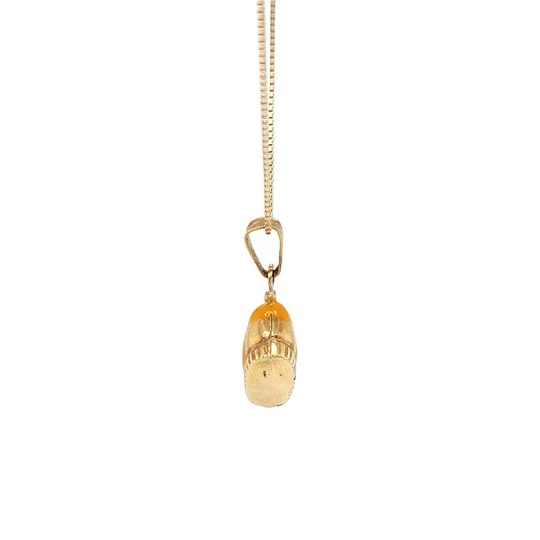 Exclusive Gold Pendant in the Shape of a Sneaker