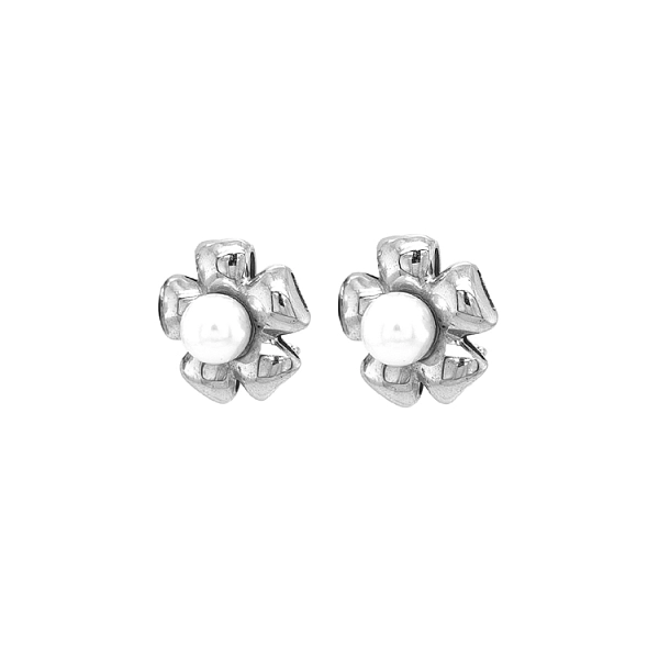 Gold Pearl Earrings