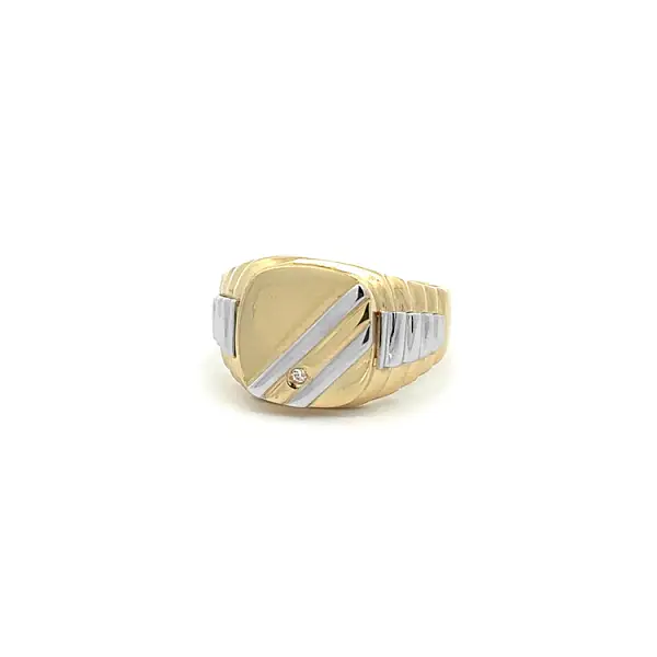 Gold Men's Sealing Ring