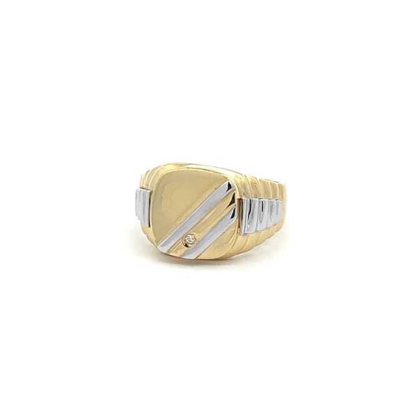Gold Men's Sealing Ring