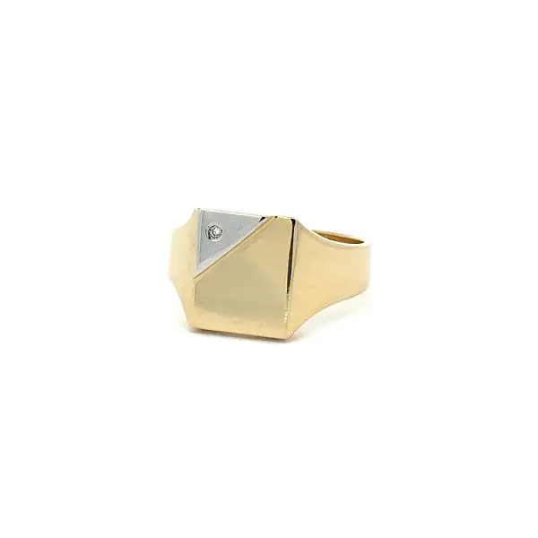 Gold Men's Sealing Ring