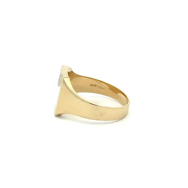 Gold Men's Sealing Ring