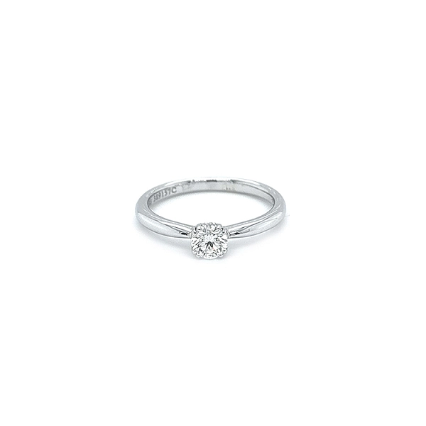 Gold Engagement Ring with Diamond