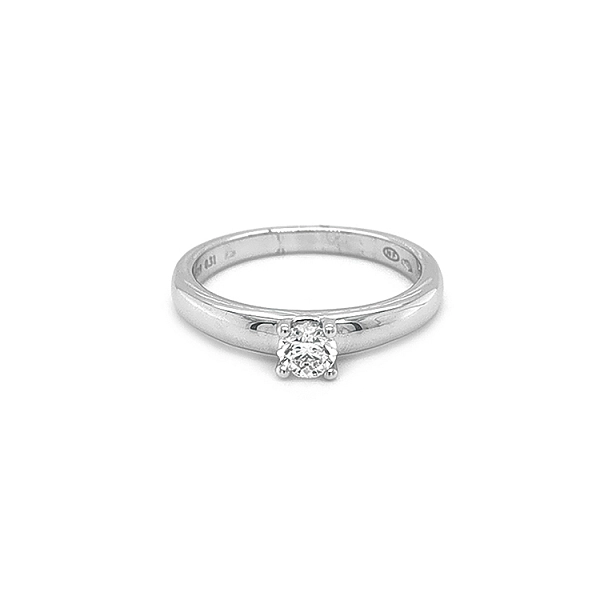 Gold Engagement Ring with Diamond