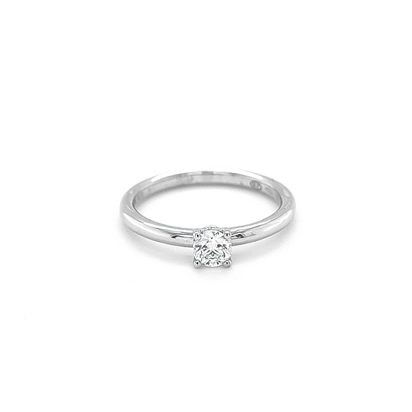 Beny Gold Engagement Ring with Diamond