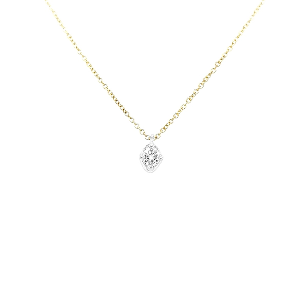 Gold Pendant with Diamond