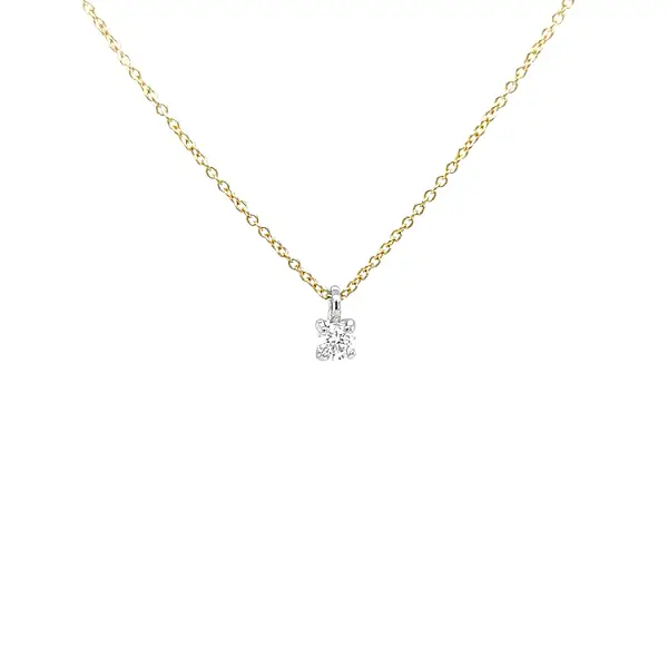 Gold Pendant with Diamond