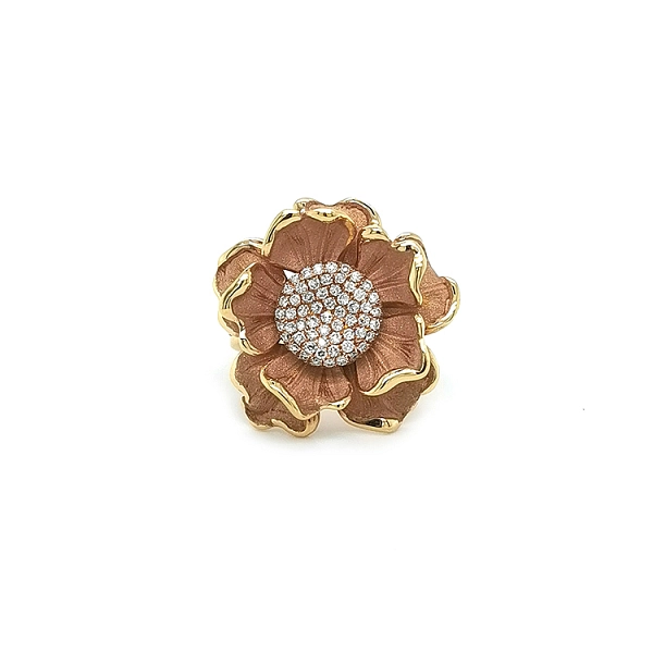 Gold Ring with Diamonds
