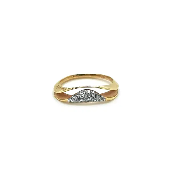 Gold Ring with Diamonds