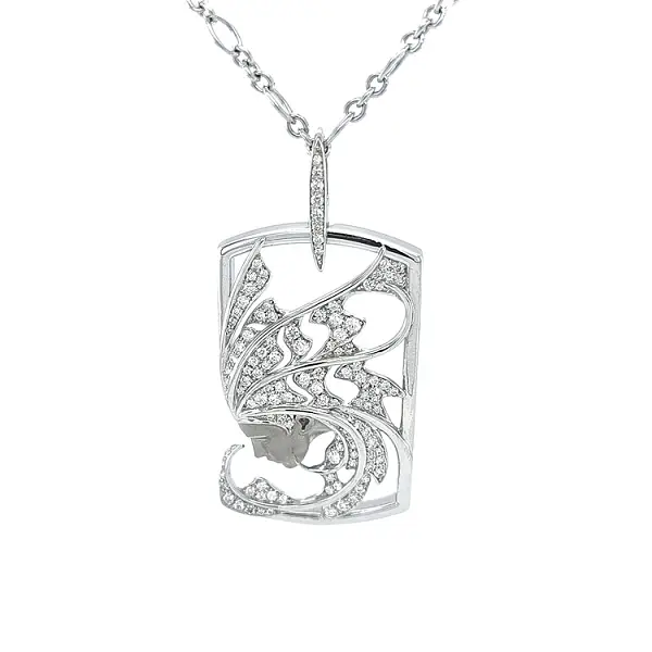 Gold Pendant Carrera y Carrera Atlantis Sirena Aire