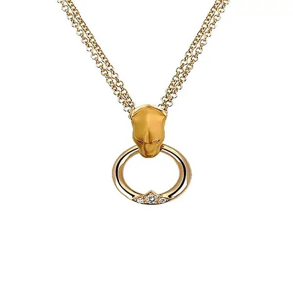 Gold Necklace Carrera y Carrera Vitral Aldaba