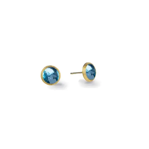 Gold Earrings with Blue Topaz Marco Bicego Jaipur