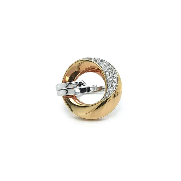Gold Ring with Diamonds
