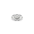 Gold Engagement Ring with Diamonds