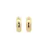 Wide 14K Yellow Gold Hoop Earrings, Ø 27.30 mm