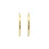 Delicate 14K Yellow Gold Hoop Earrings, Ø 46.80 mm