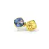 18K Yellow Gold Ring with Blue and Yellow Sapphires